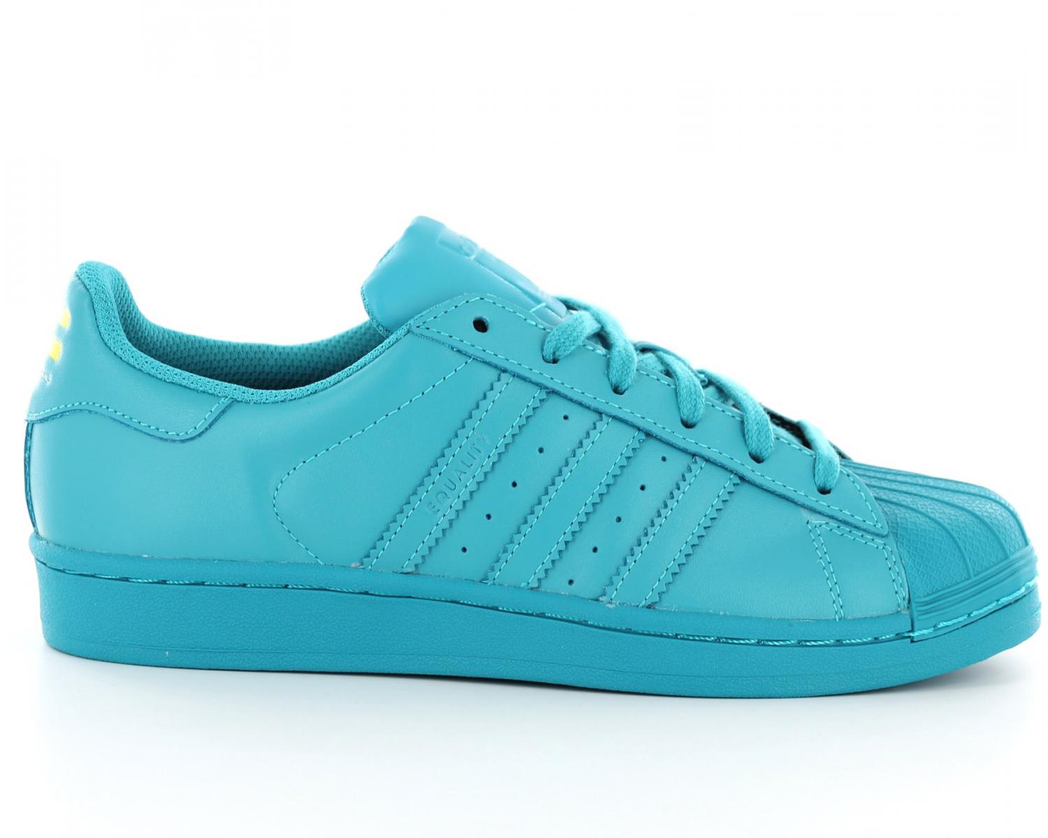 superstar adidas bleu