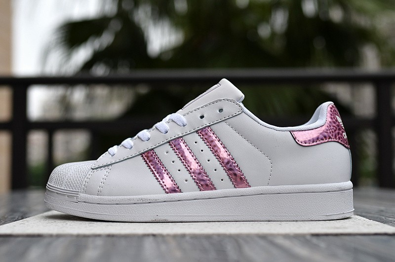 adidas superstar bleu rose