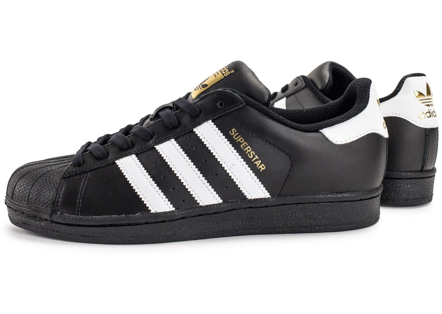 superstar blanche noir or