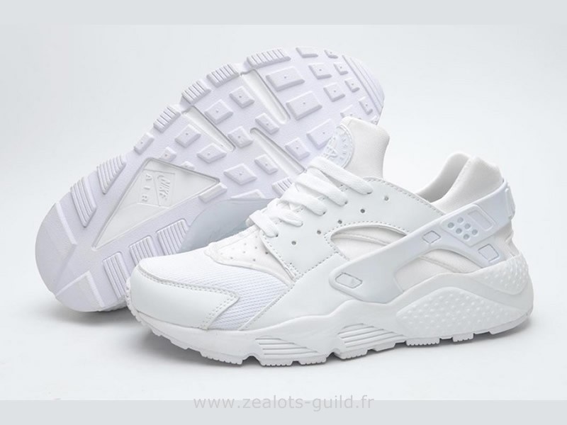 nike huarache femme blanche et rose