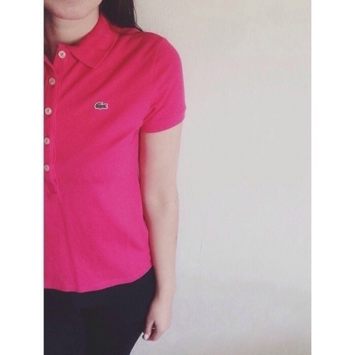 polo lacoste femme rose