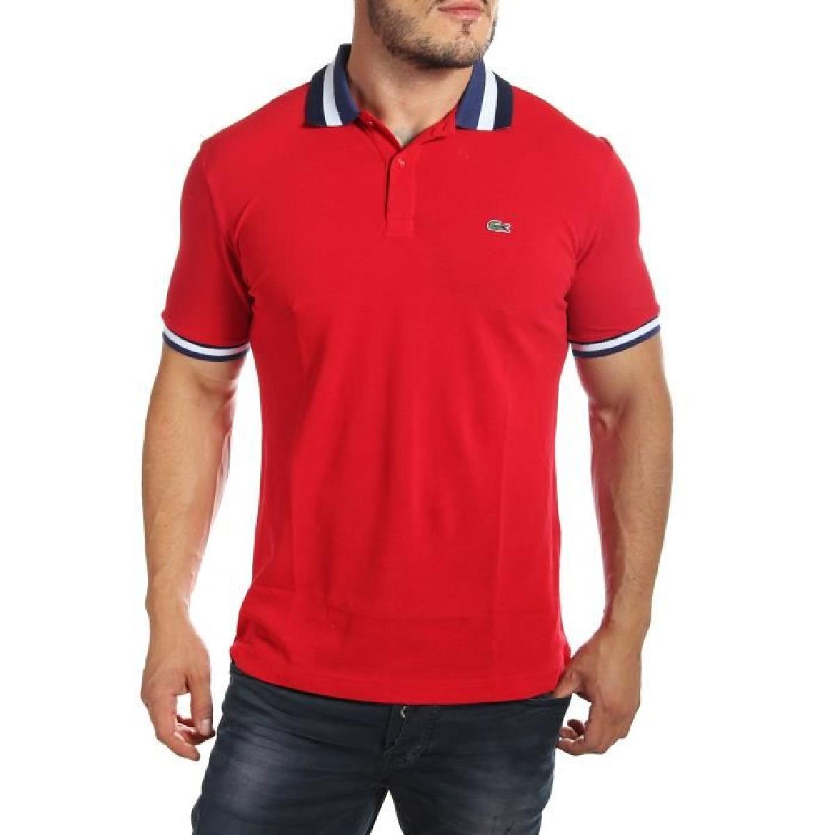 polo rouge homme lacoste