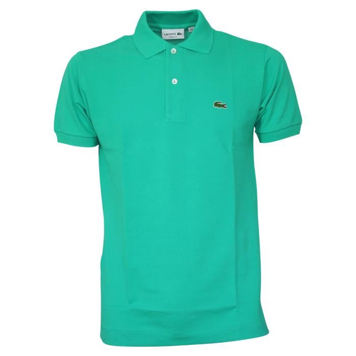 polo lacoste vert clair homme