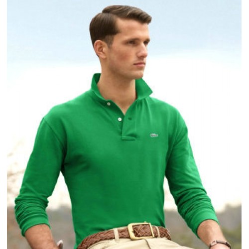 polo lacoste vert clair homme