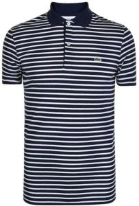 polo lacoste rayé homme