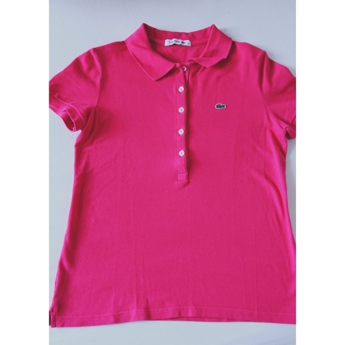 robe lacoste rose